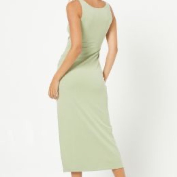 NWT L Space Nico Dress Olive Size XL - Picture 3 of 5